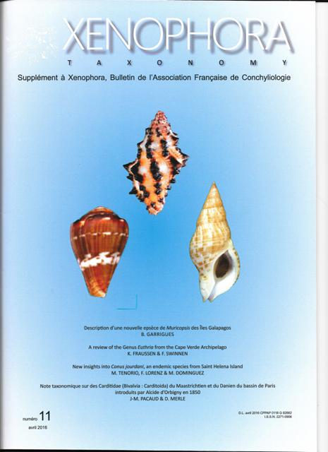 Couverture du Xenophora Taxonomy n11.