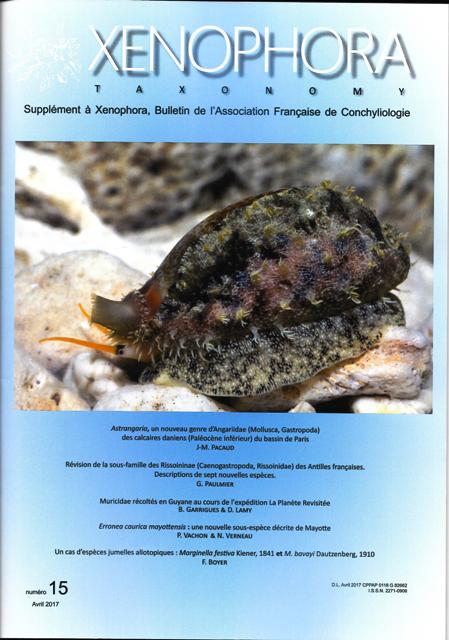 Couverture du Xenophora Taxonomy n15.