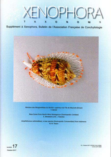 Couverture du Xenophora Taxonomy n°17.