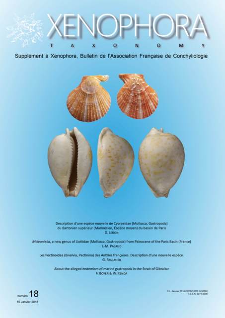 Couverture du Xenophora Taxonomy n18.