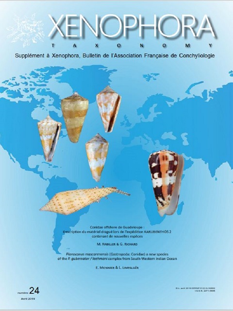 Couverture du Xenophora Taxonomy n°24.