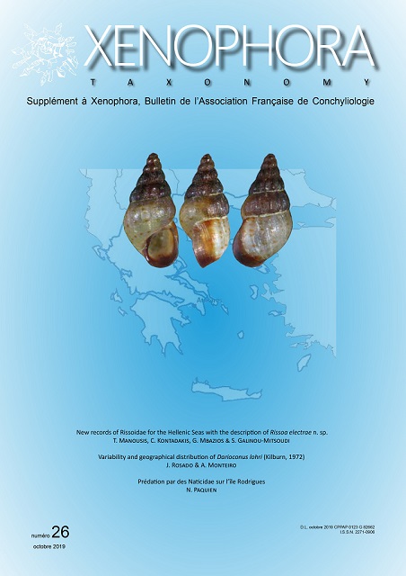 Couverture du Xenophora Taxonomy n26.