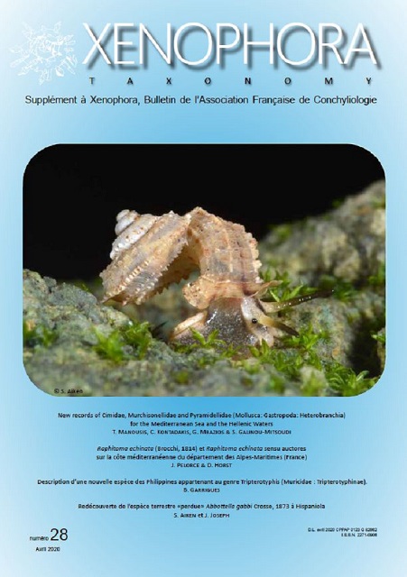 Couverture du Xenophora Taxonomy n28.