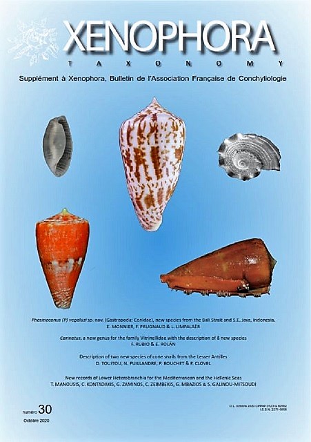 Couverture du Xenophora Taxonomy n30.