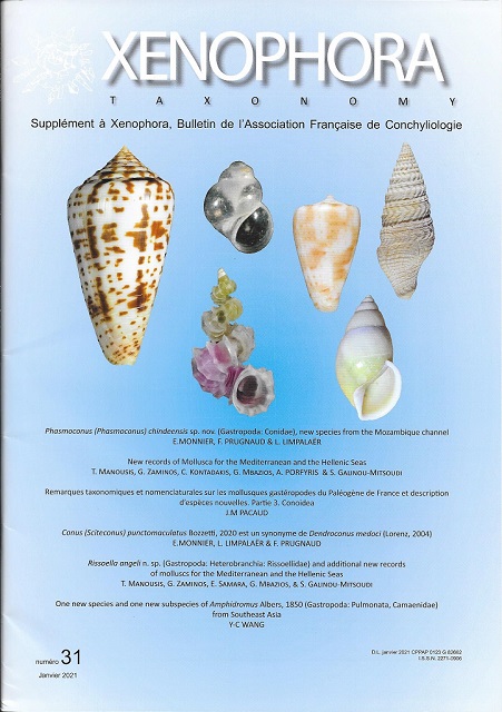 Couverture du Xenophora Taxonomy n31.