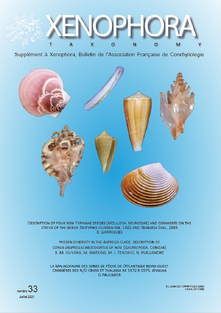 Couverture du Xenophora Taxonomy n33.