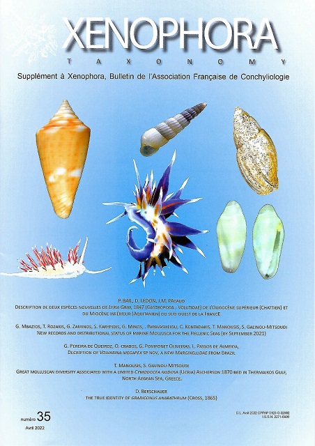 Couverture du Xenophora Taxonomy n°35.